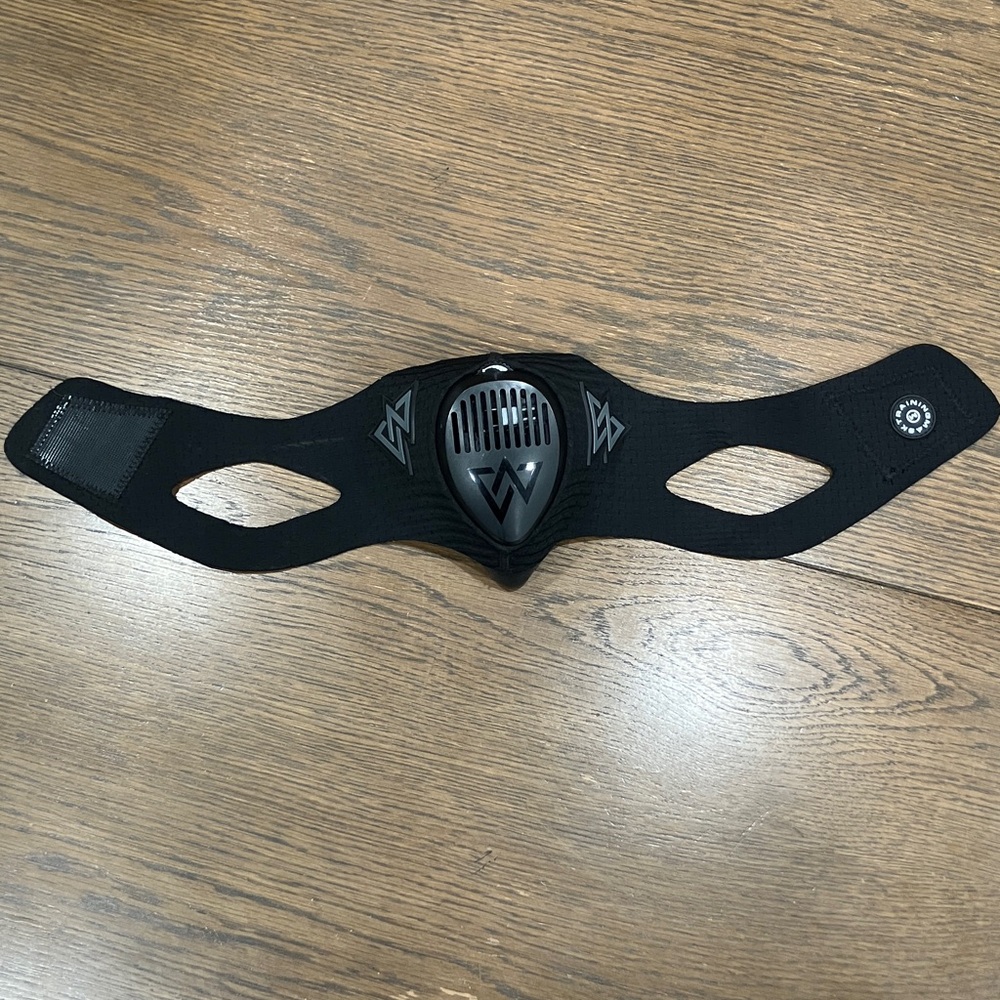 Black Adjustable Training Mask